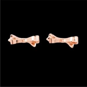 Kate Spade Rose Gold Bow Earrings